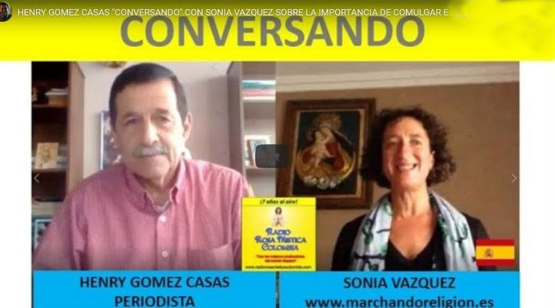 Henry Gómez Conversando con Sonia Vázquez-MArchandoReligion